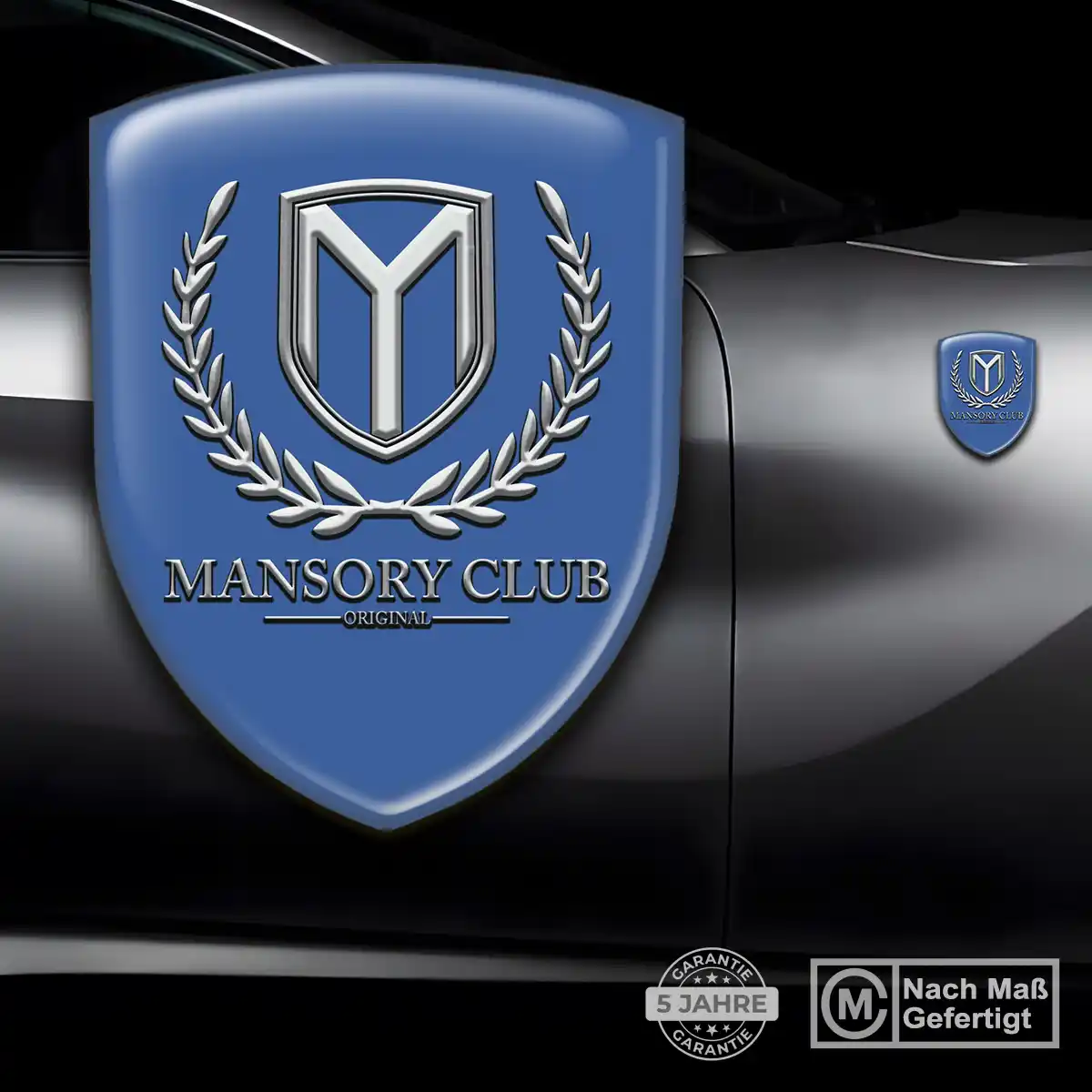 Mansory Emblem Wappen Aufkleber Hohe Qualität