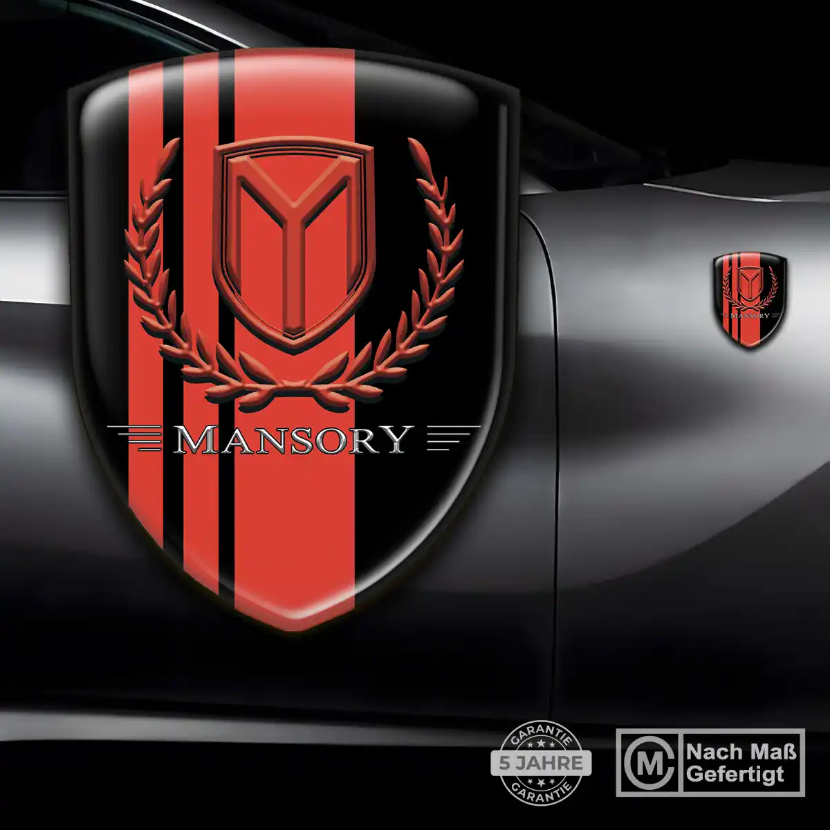 Mansory Emblem Wappen Aufkleber Limitierte Auflage