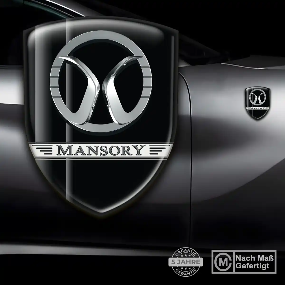 Mansory Emblem Wappen Aufkleber Luxus-Edition