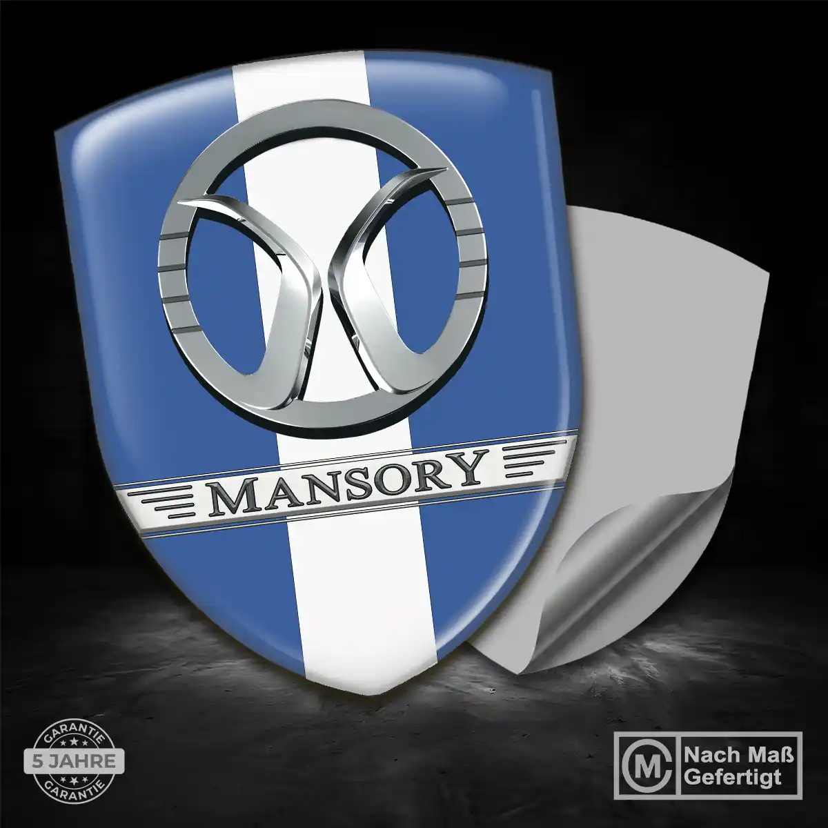 Mansory Emblem Wappen Aufkleber Premiumqualität