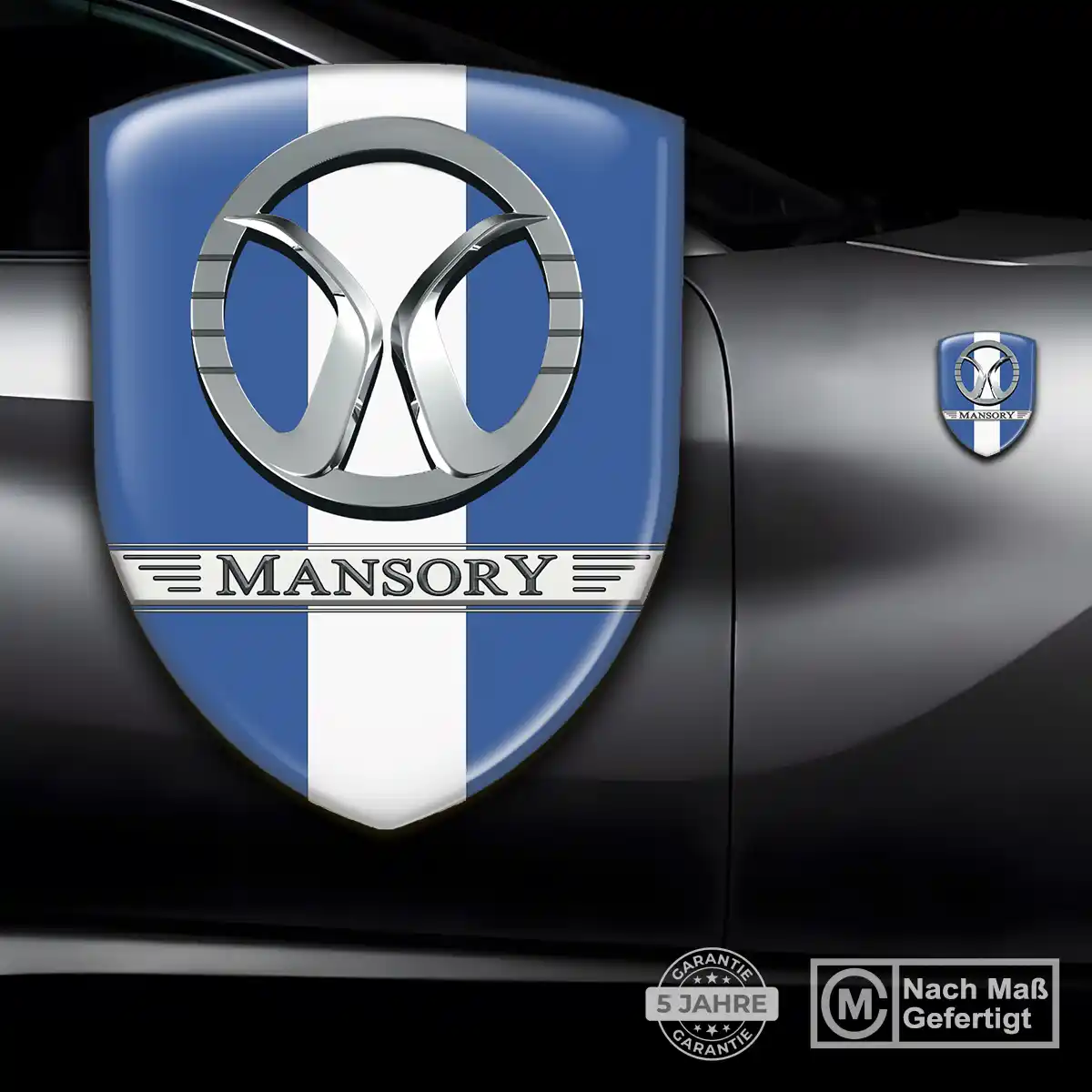 Mansory Emblem Wappen Aufkleber Premiumqualität