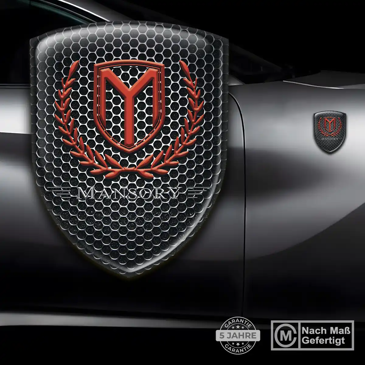 Mansory Emblem Wappen Aufkleber Stilvolles Design