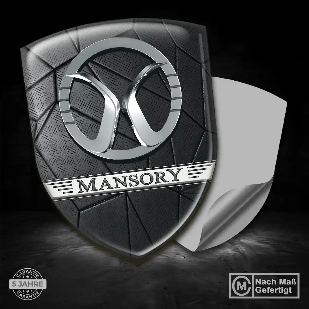 Mansory Emblem Wappen Auto Elegantes Design