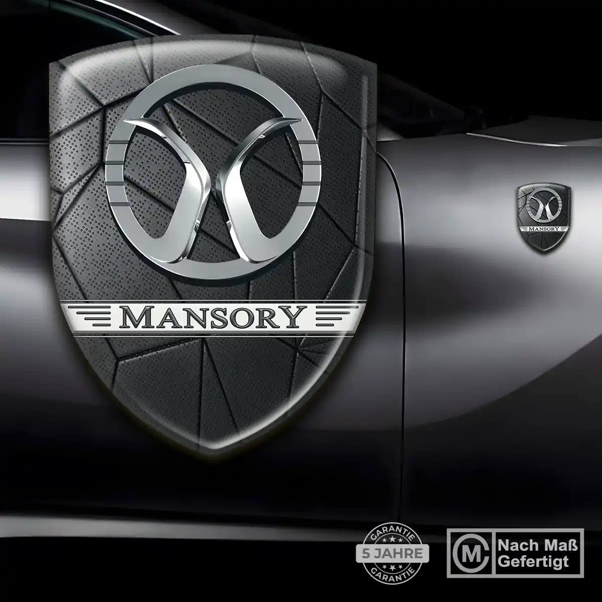 Mansory Emblem Wappen Auto Elegantes Design
