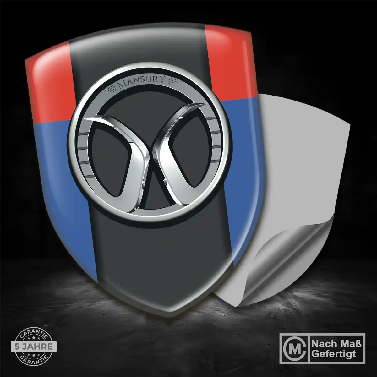 Mansory Emblem Wappen Auto Interieurdesign