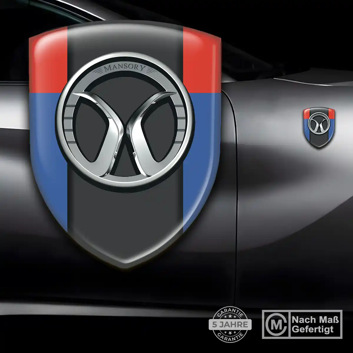 Mansory Emblem Wappen Auto Interieurdesign