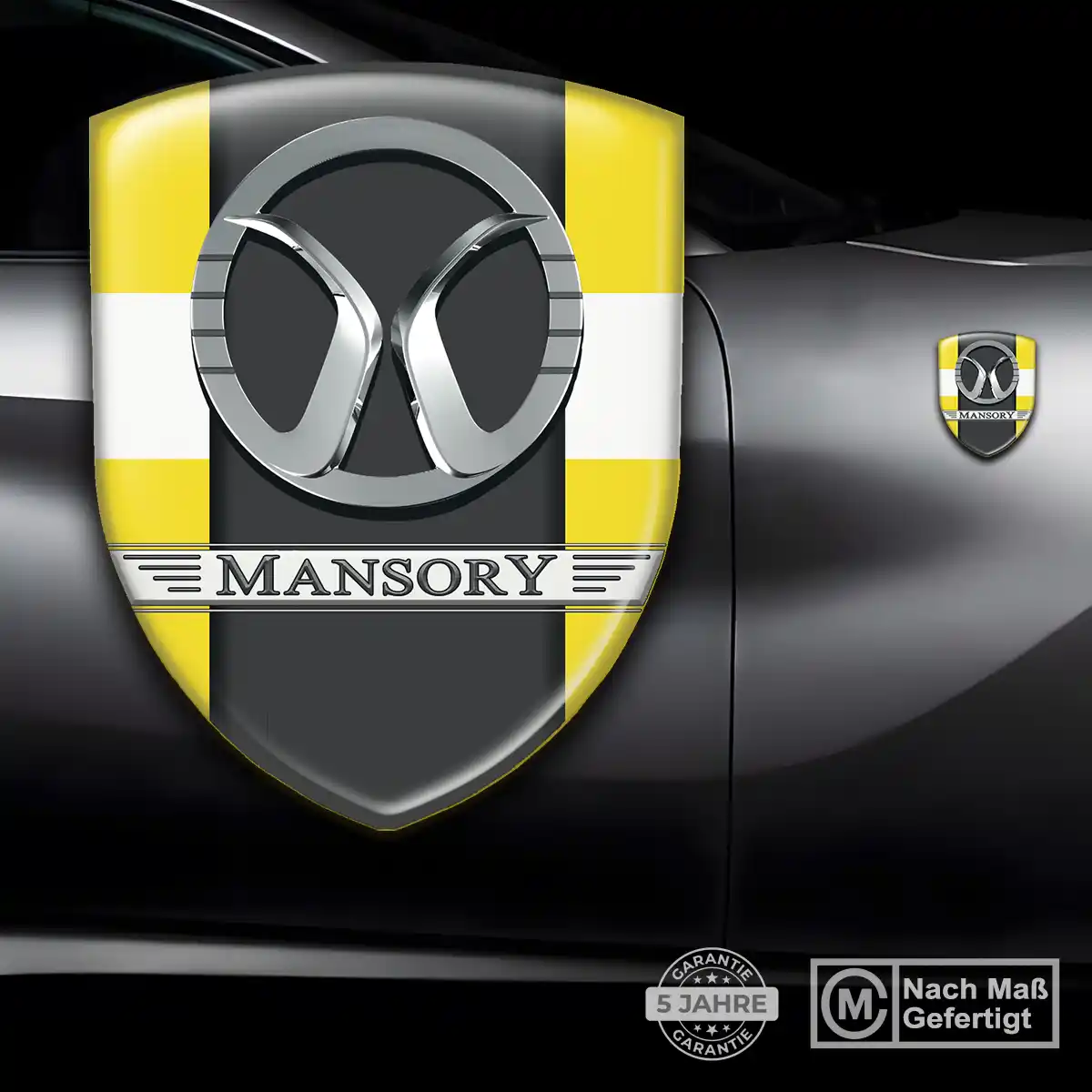 Mansory Emblem Wappen Auto Markenedition