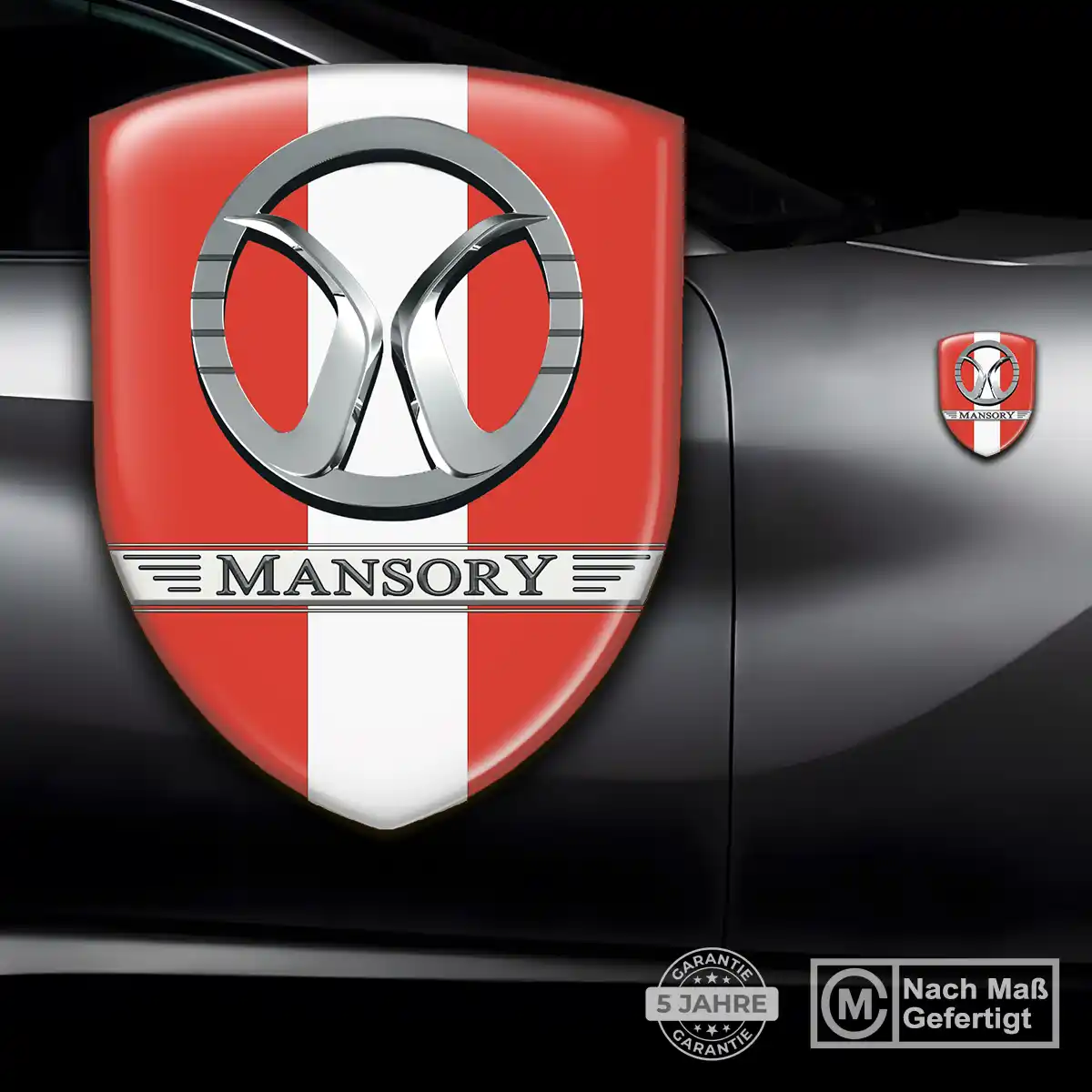 Mansory Emblem Wappen Auto Stilvolles Design