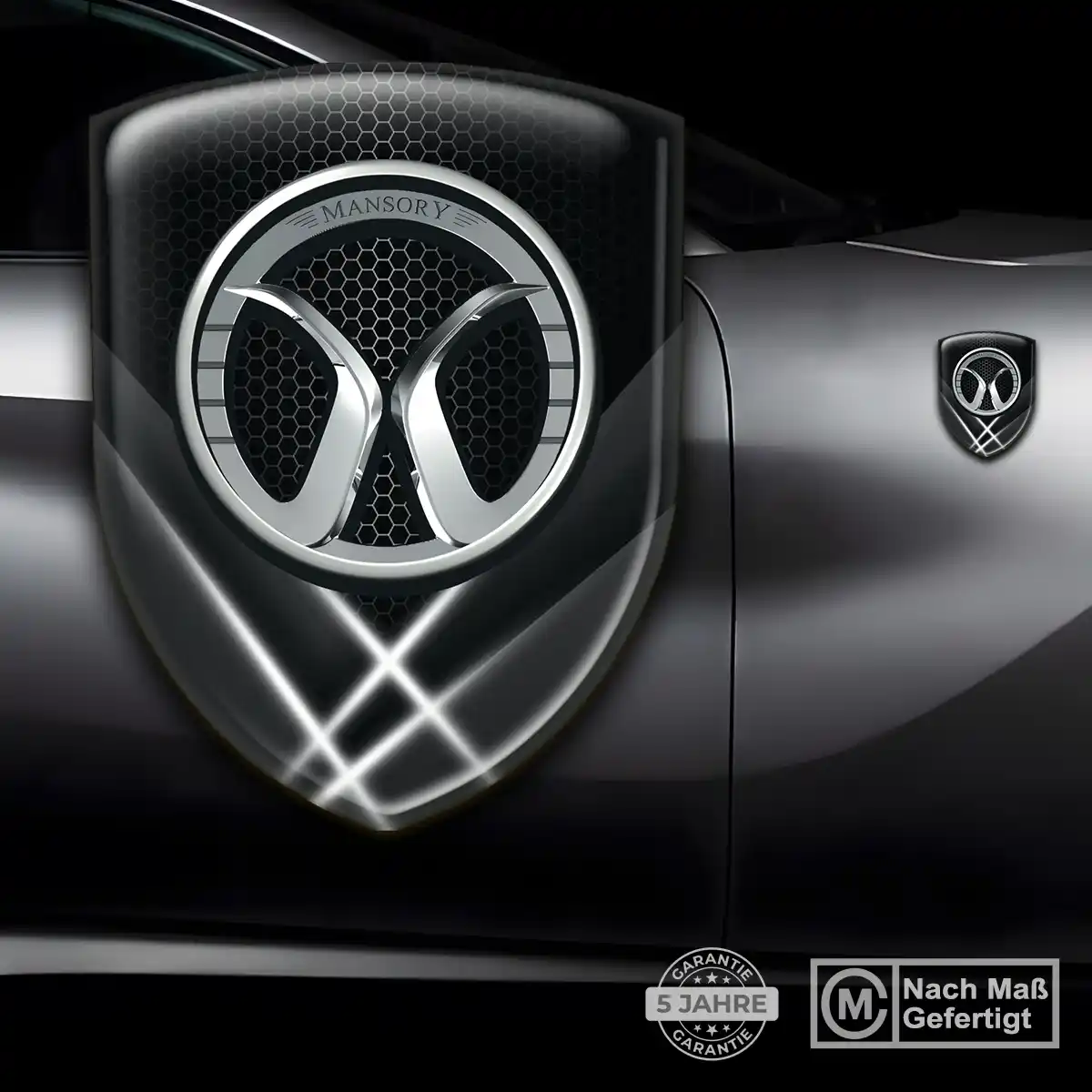 Mansory Emblem Wappen Auto Tuningfahrzeug