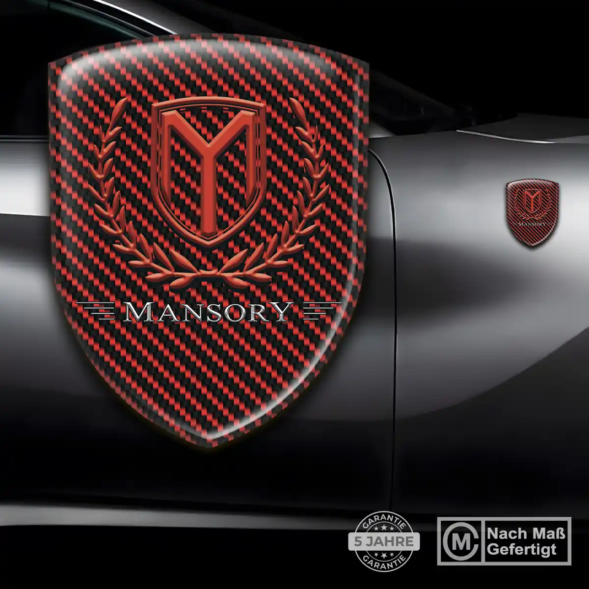 Mansory Emblem Wappen Elegantes Design