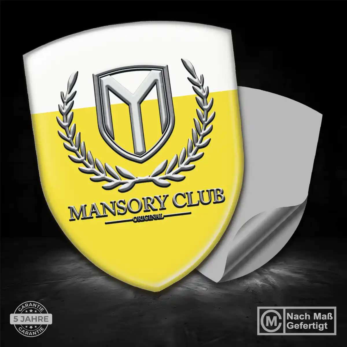 Mansory Emblem Wappen Hochwertiges Harz