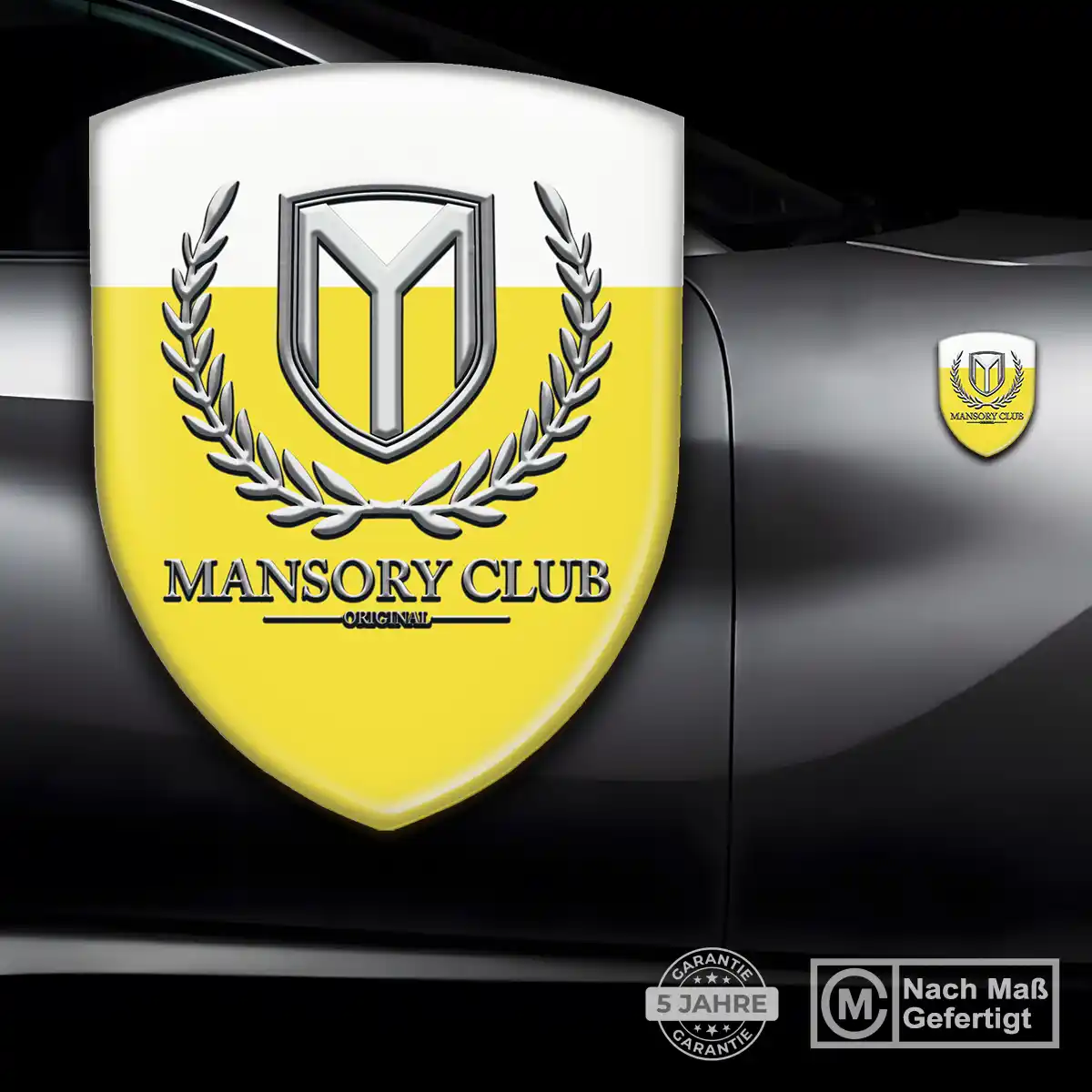 Mansory Emblem Wappen Hochwertiges Harz