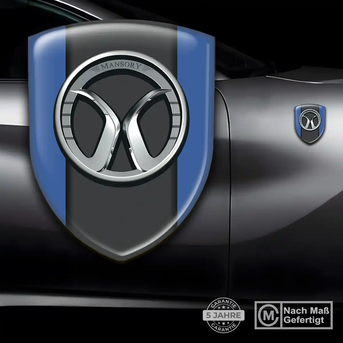 Mansory Emblem Wappen Stilvolles Design