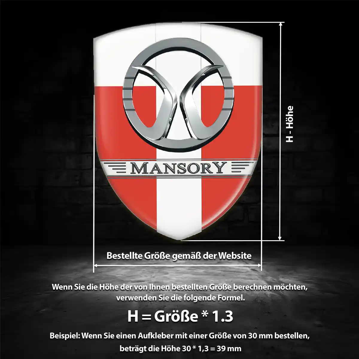Mansory Embleme Auto Edles Design