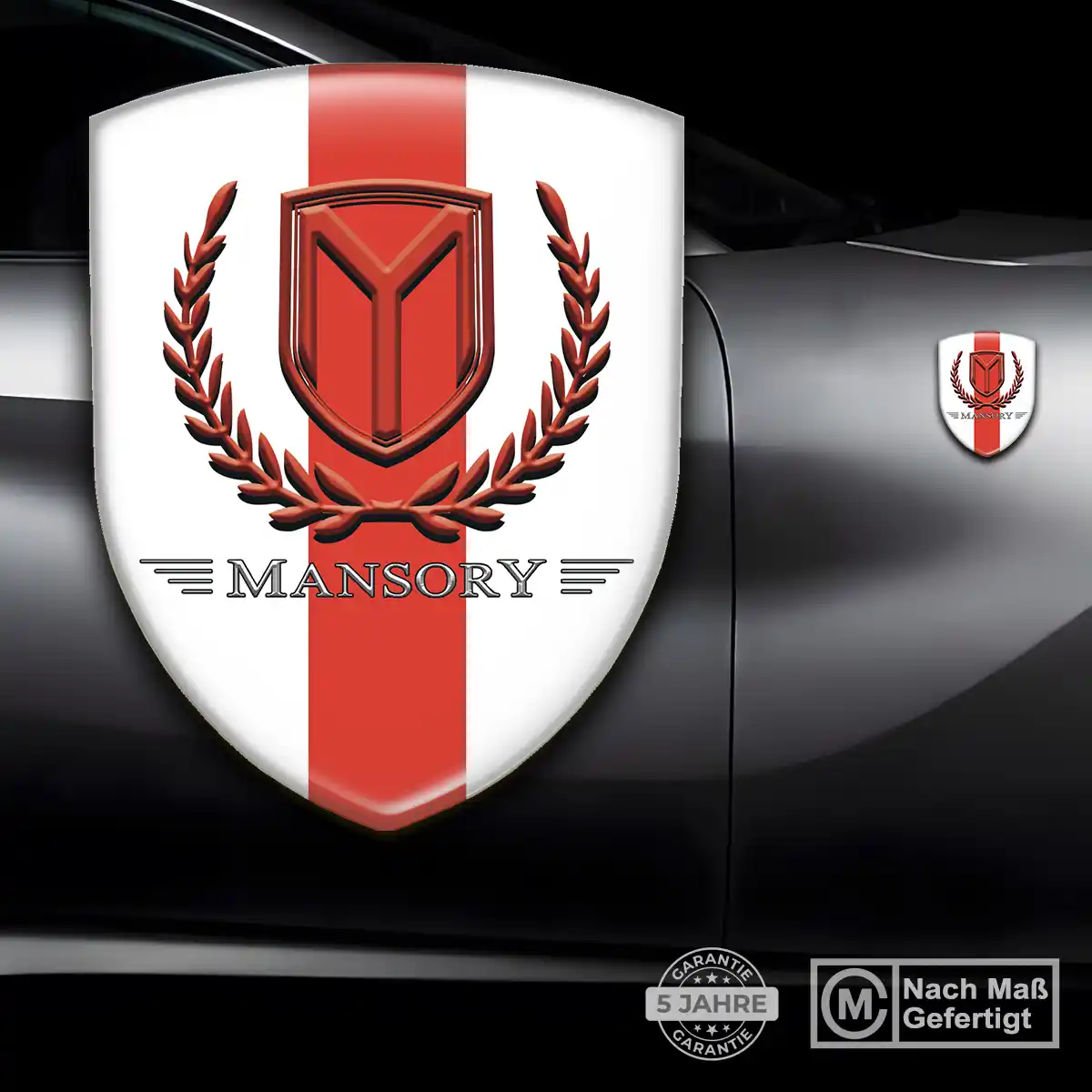 Mansory Embleme Auto Tuningfahrzeug
