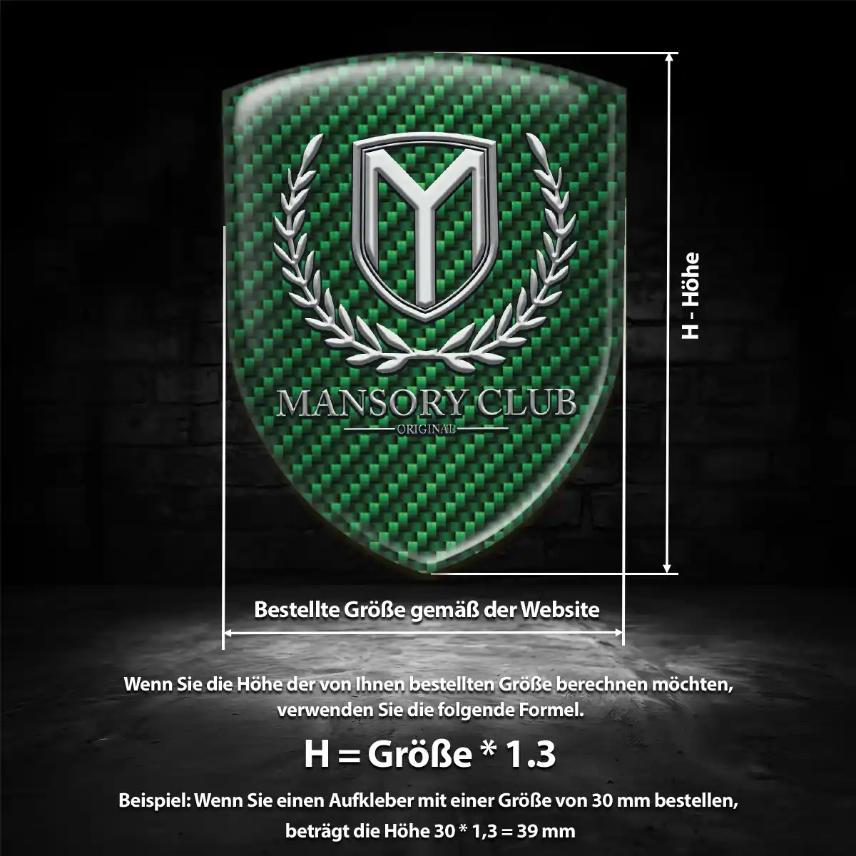 Mansory Embleme Edles Design