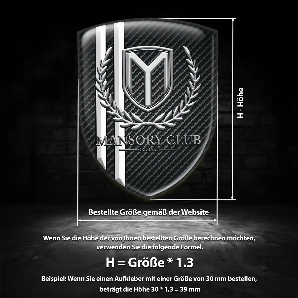 Mansory Embleme Elegantes Design