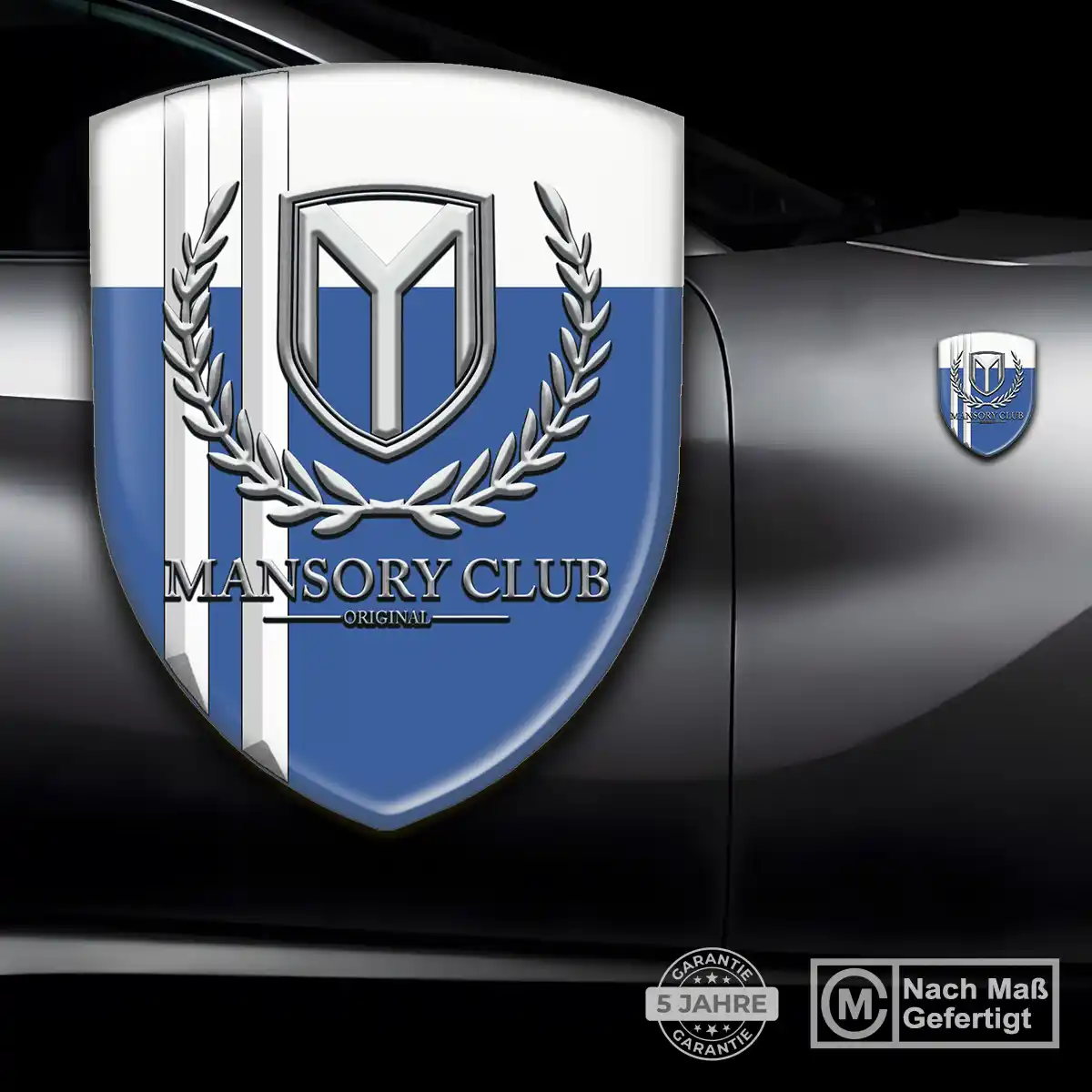 Mansory Embleme Silikon Aufkleber Auto Elegantes Design