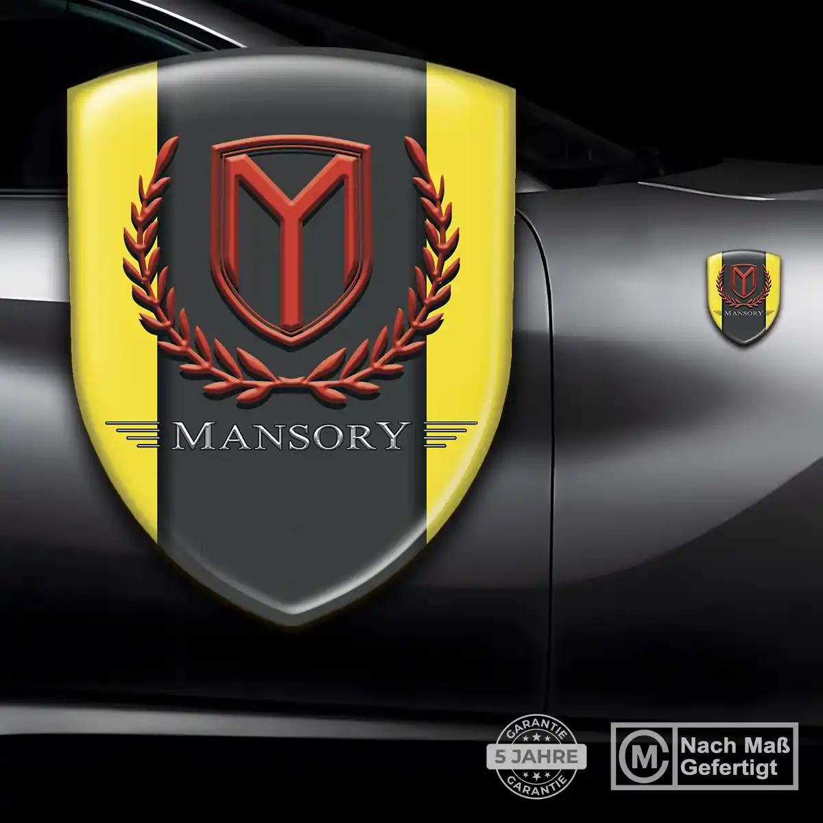 Mansory Embleme Silikon Aufkleber Auto Hohe Qualität