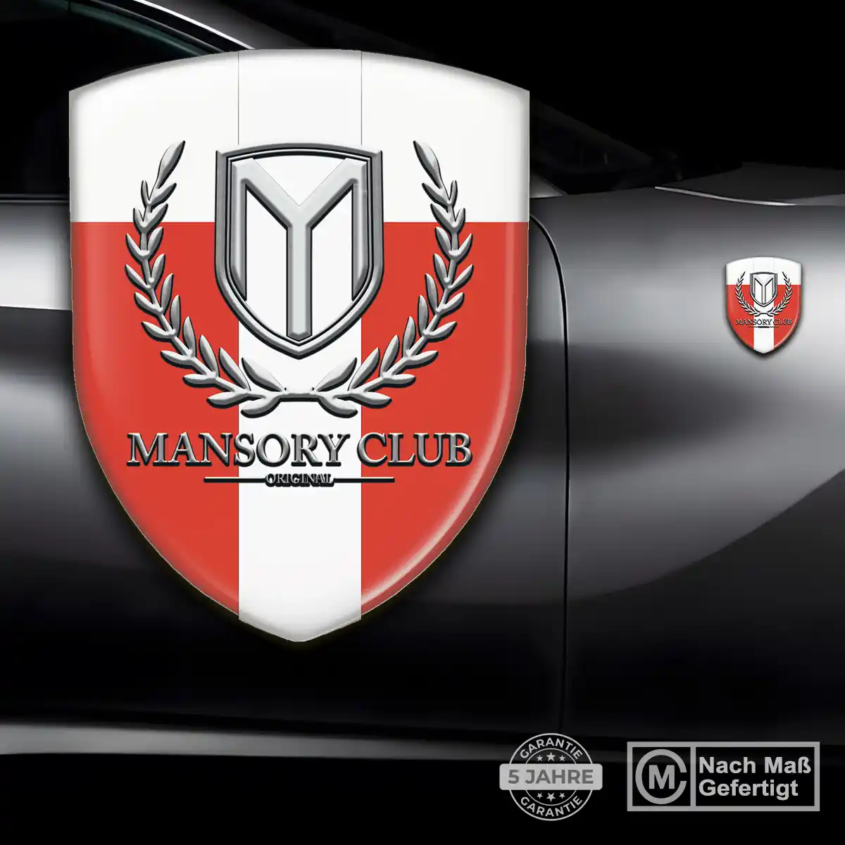 Mansory Embleme Silikon Aufkleber Auto Interieurdesign