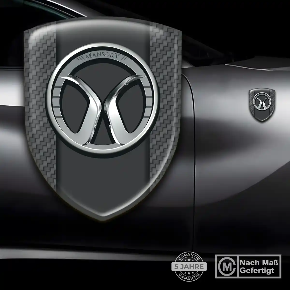 Mansory Embleme Silikon Aufkleber Auto Luxus-Edition
