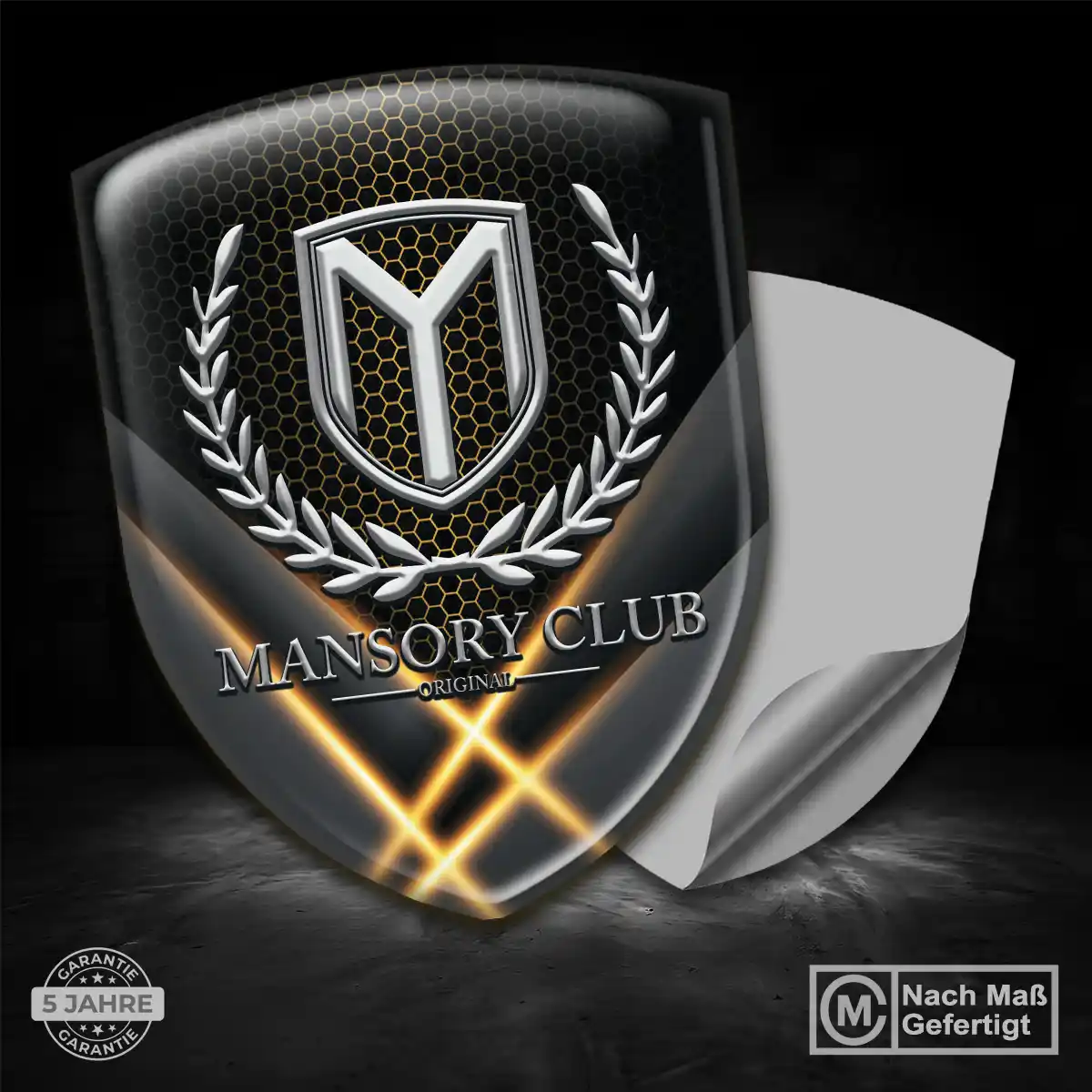 Mansory Embleme Silikon Aufkleber Auto Markenedition