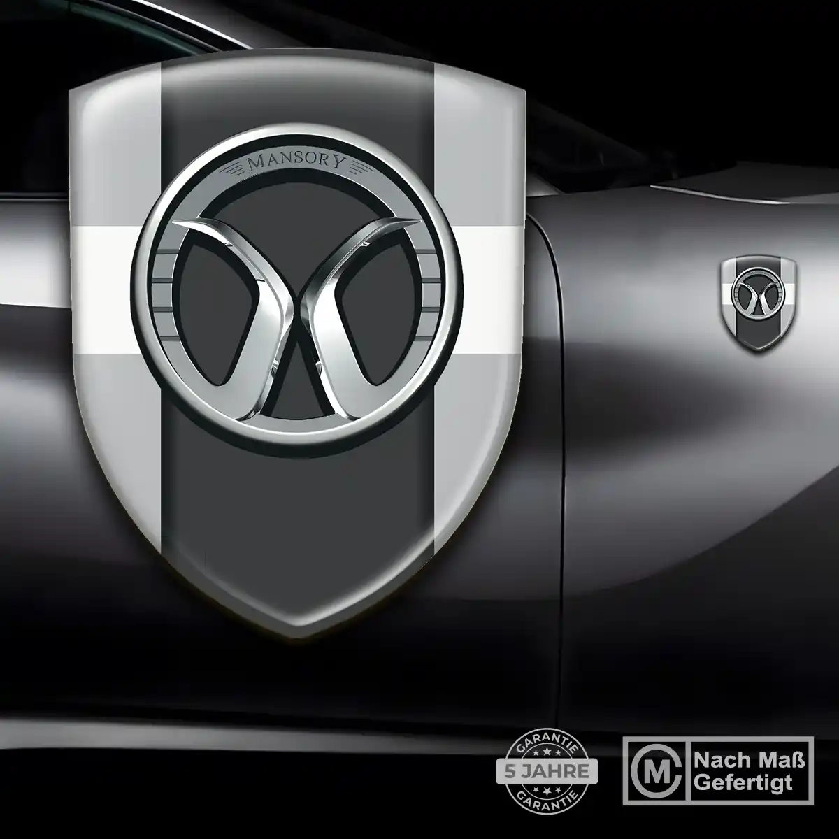 Mansory Embleme Silikon Aufkleber Auto Premium-Edition