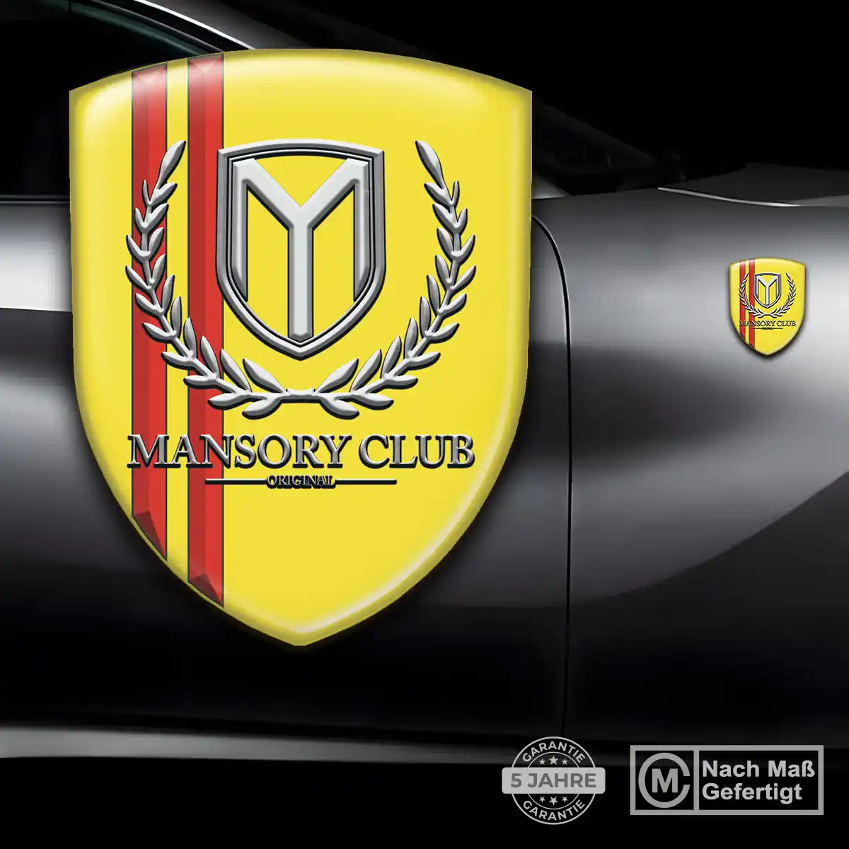 Mansory Embleme Silikon Aufkleber Auto Stilvolles Design