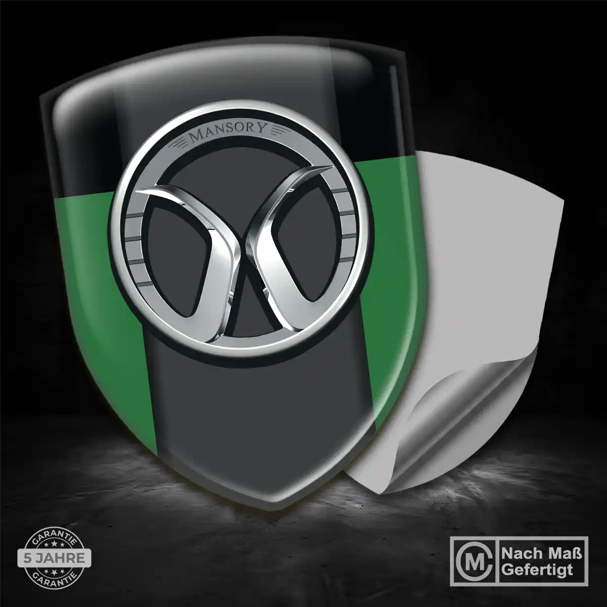 Mansory Embleme Silikon Aufkleber Elegantes Design