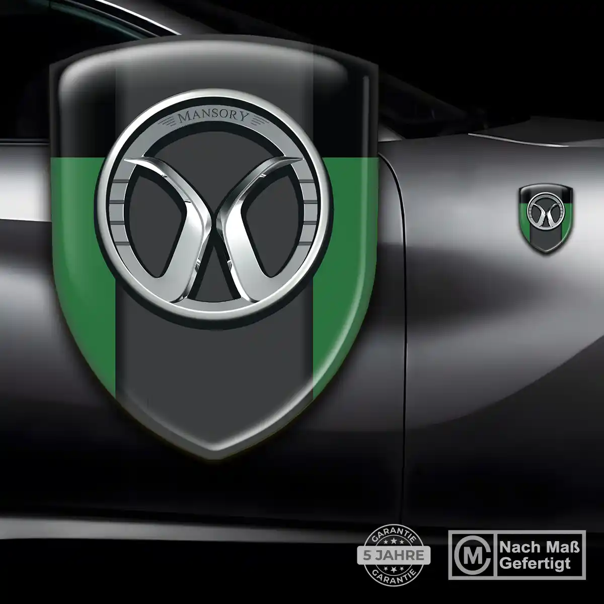 Mansory Embleme Silikon Aufkleber Elegantes Design