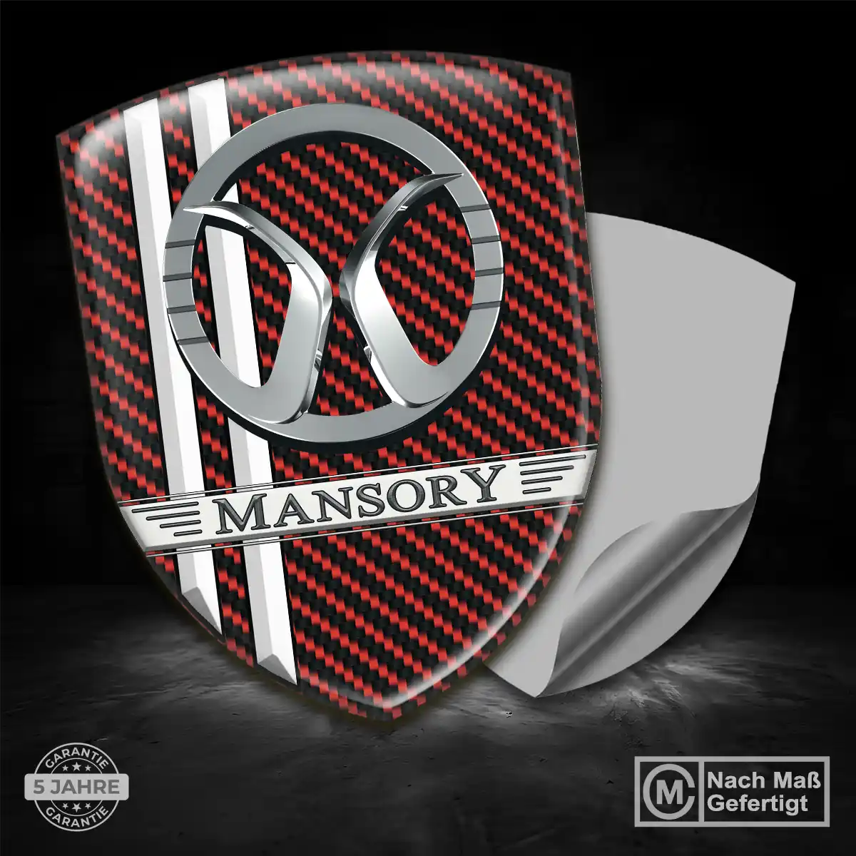 Mansory Embleme Silikon Aufkleber Exterieurdesign