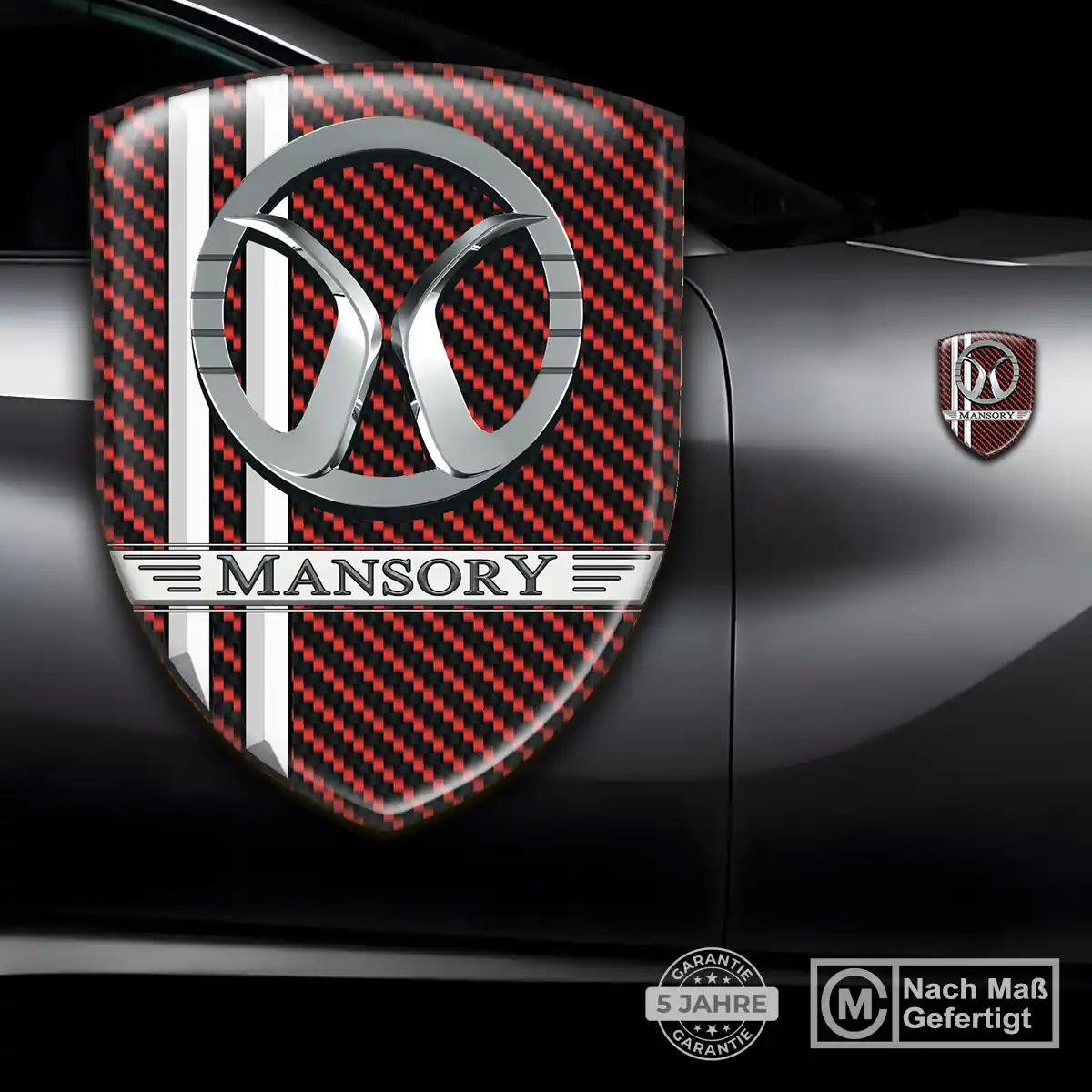 Mansory Embleme Silikon Aufkleber Exterieurdesign