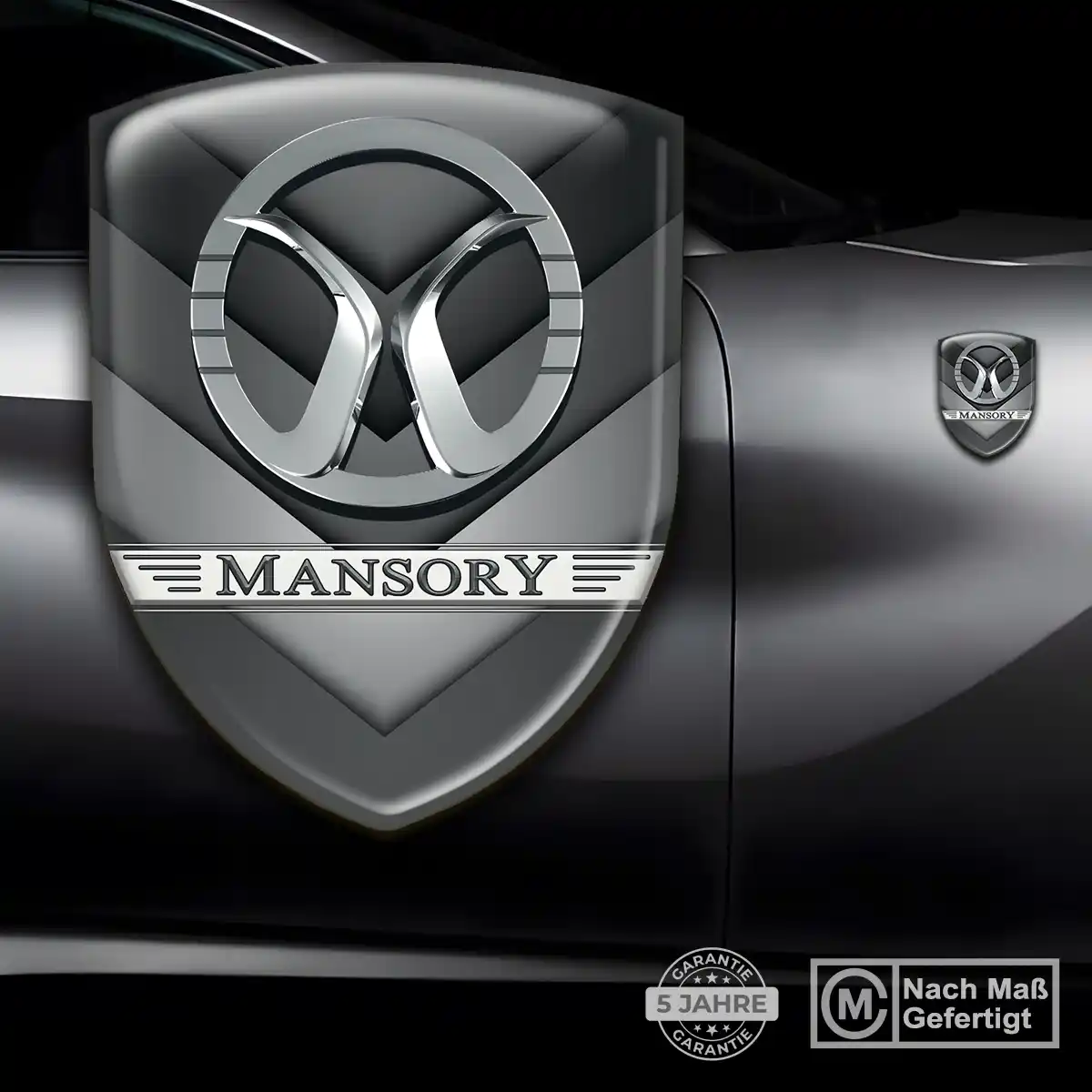 Mansory Embleme Silikon Aufkleber Hochwertiges Harz