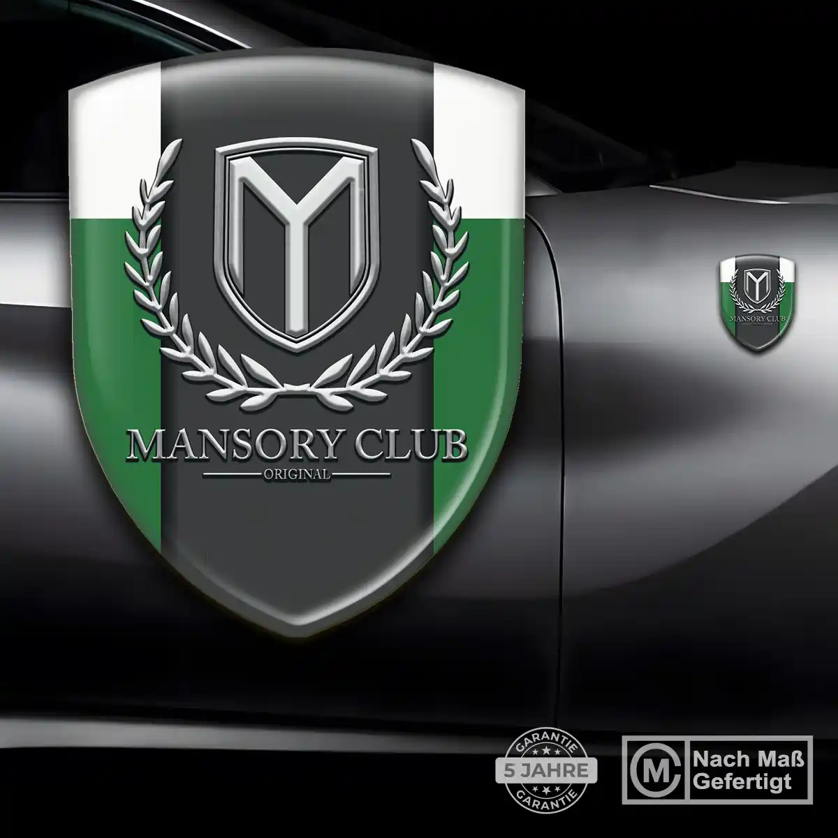 Mansory Embleme Silikon Aufkleber Interieurdesign