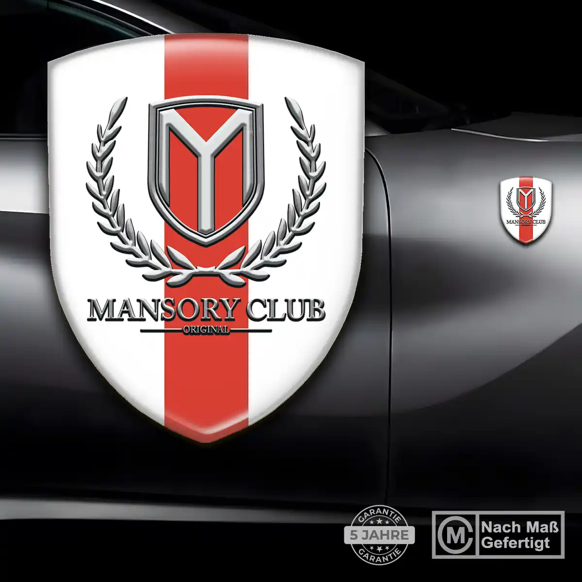 Mansory Embleme Silikon Aufkleber Luxus-Edition