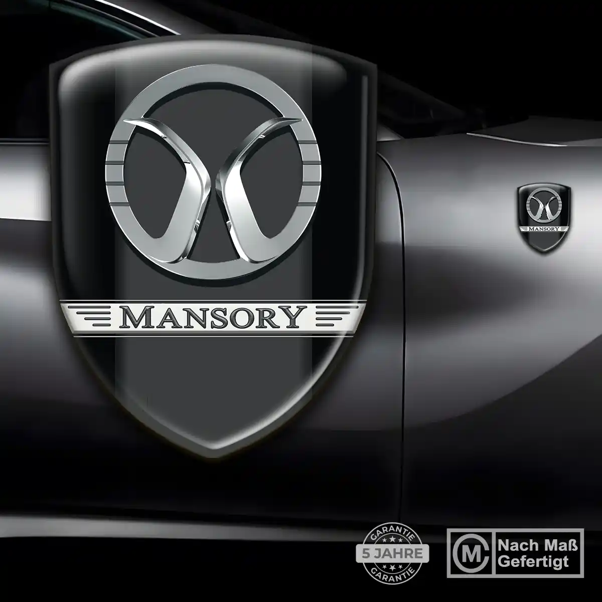 Mansory Embleme Tuningfahrzeug
