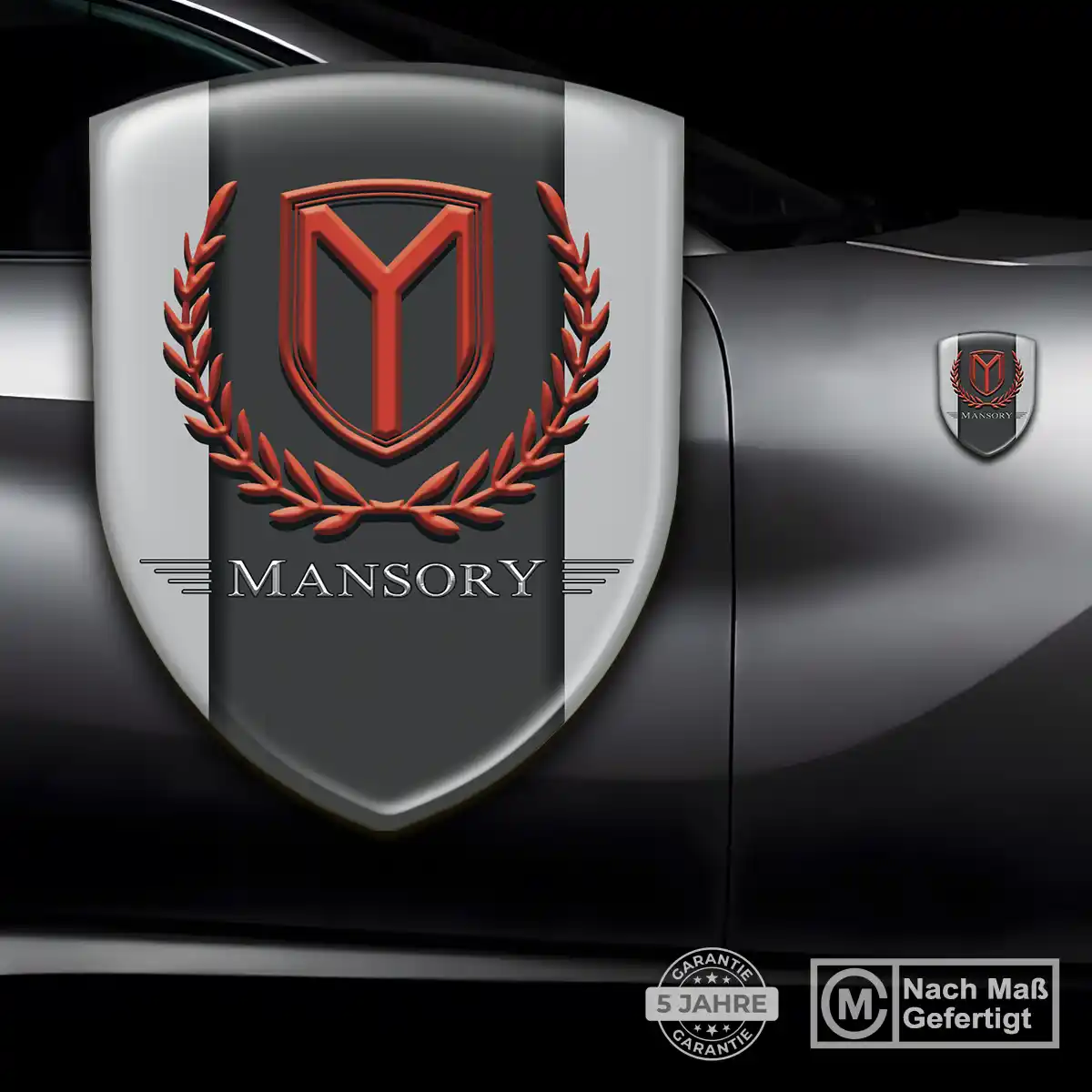 Mansory Silikon Aufkleber Auto Elegantes Design