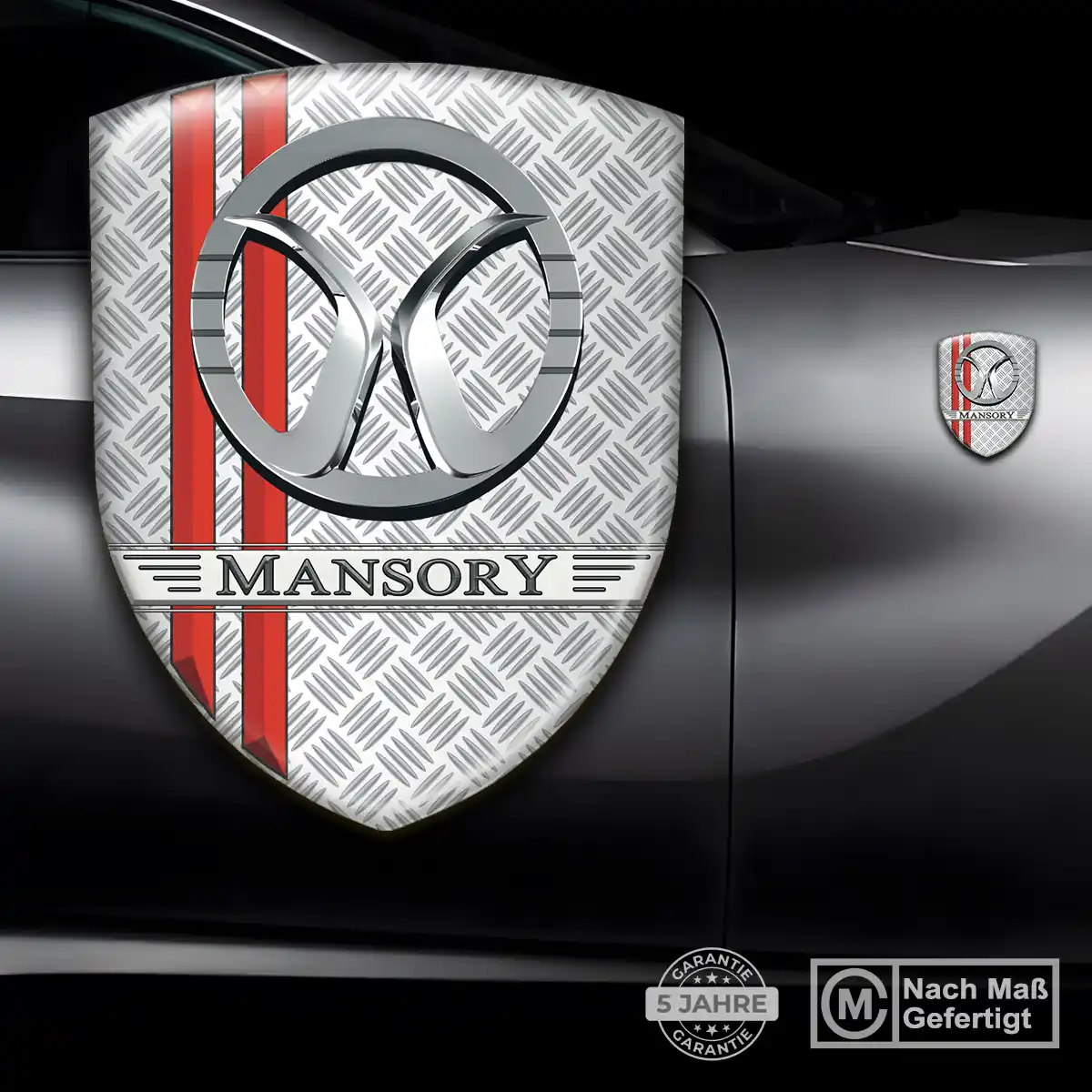 Mansory Silikon Aufkleber Auto Hochwertiges Harz