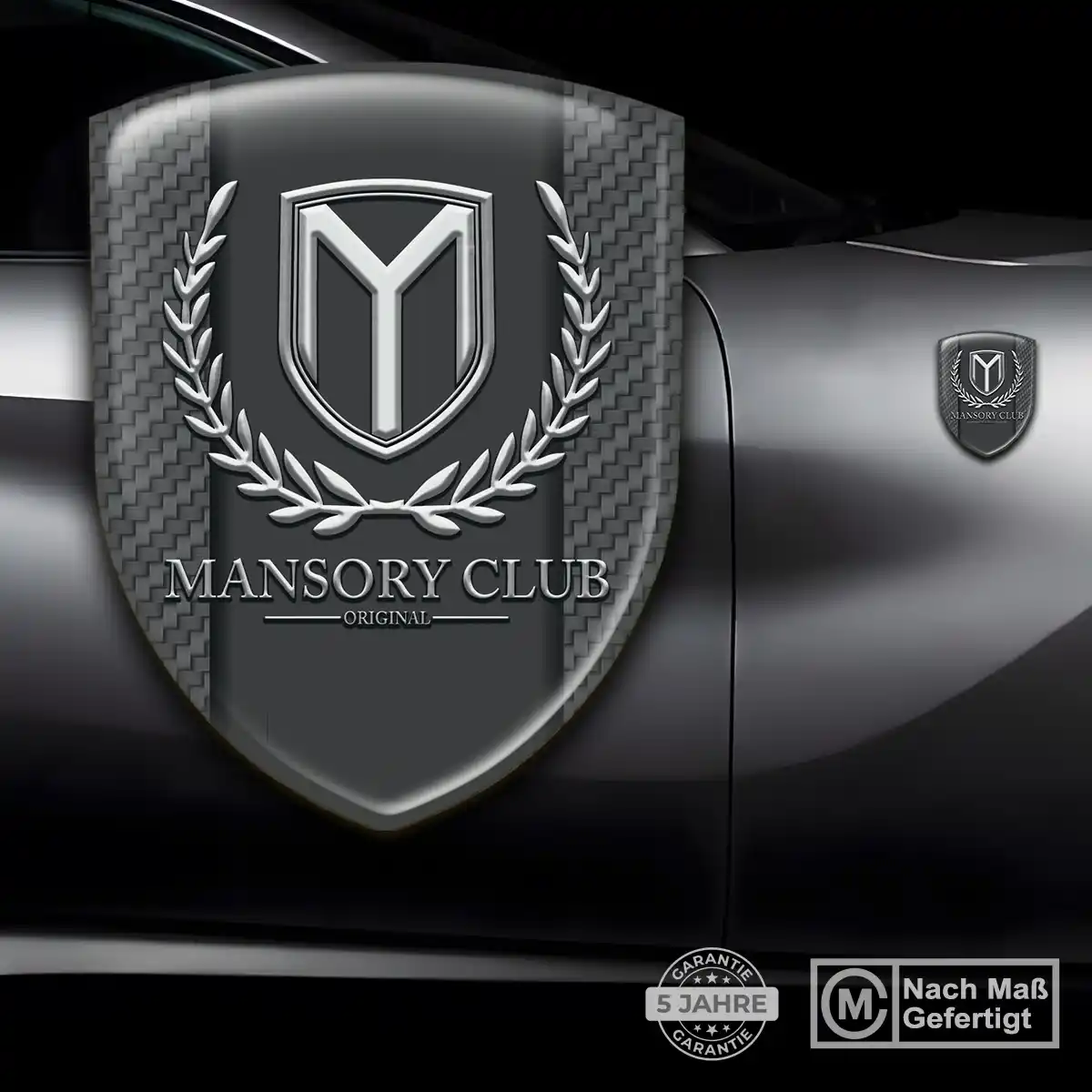 Mansory Silikon Aufkleber Auto Limitierte Auflage