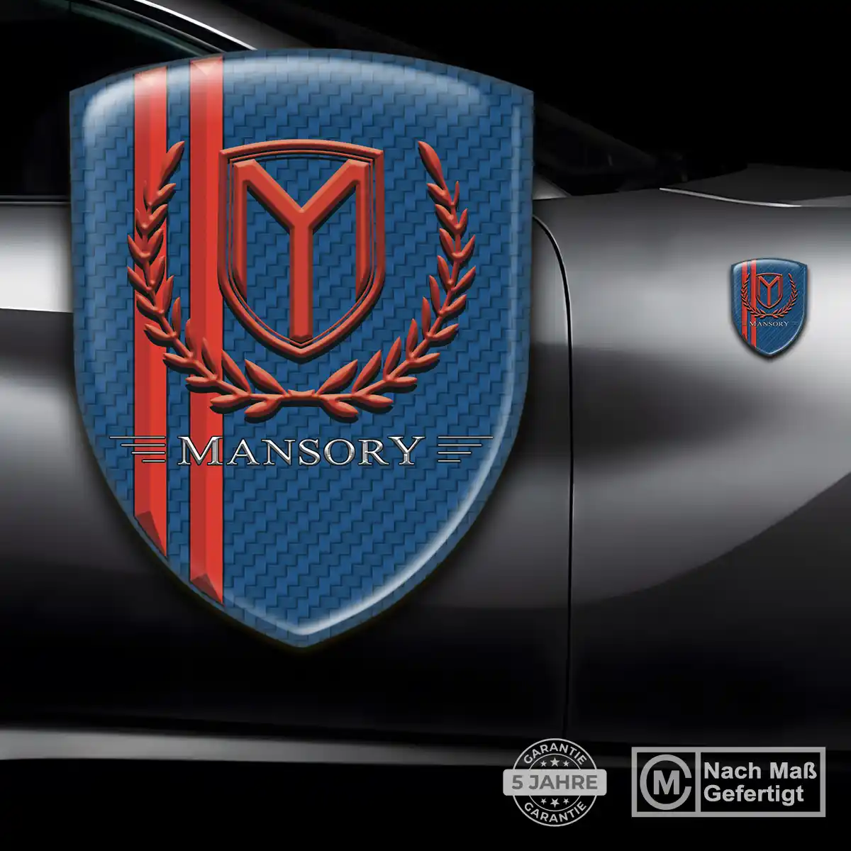 Mansory Silikon Aufkleber Auto Luxus-Edition