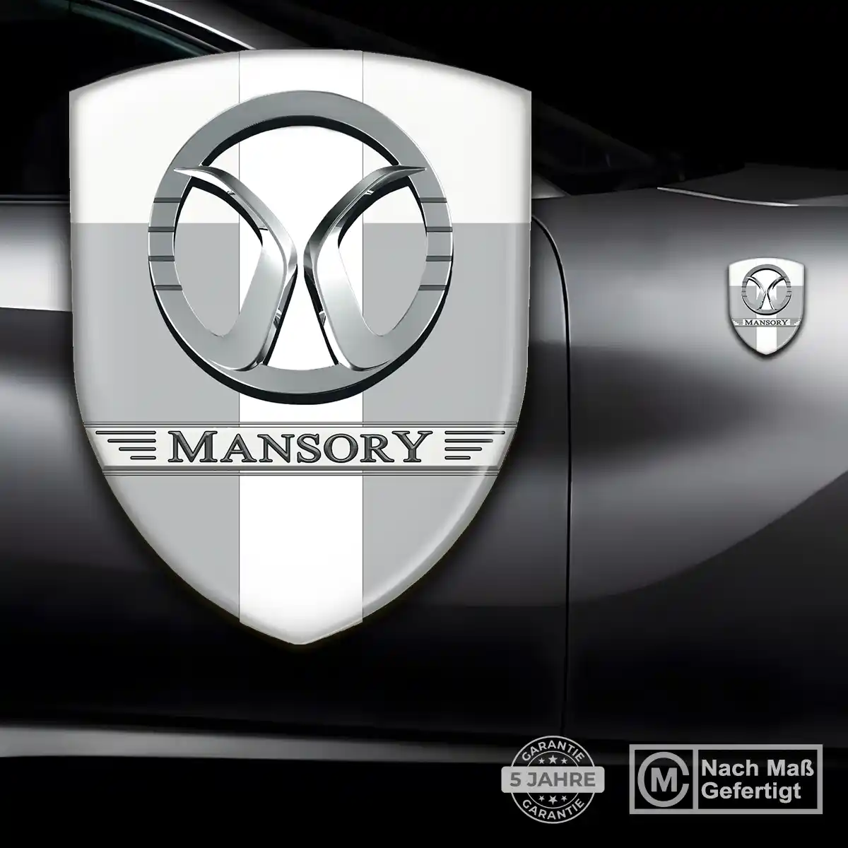 Mansory Silikon Aufkleber Auto Tuningfahrzeug