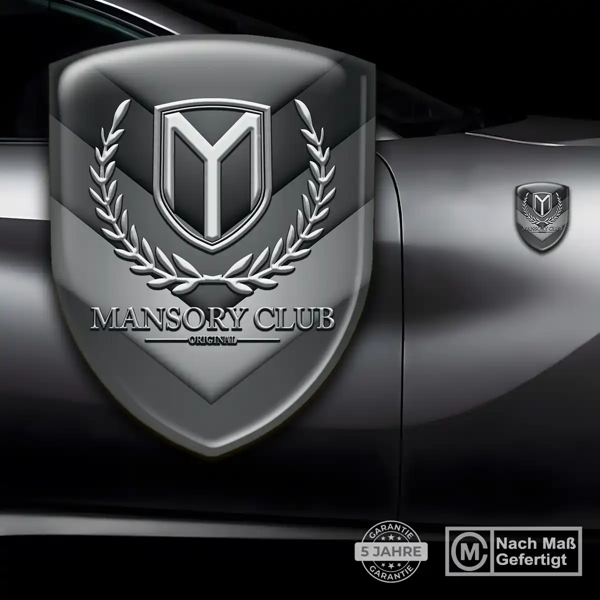 Mansory Silikon Aufkleber Embleme Auto Exterieurdesign