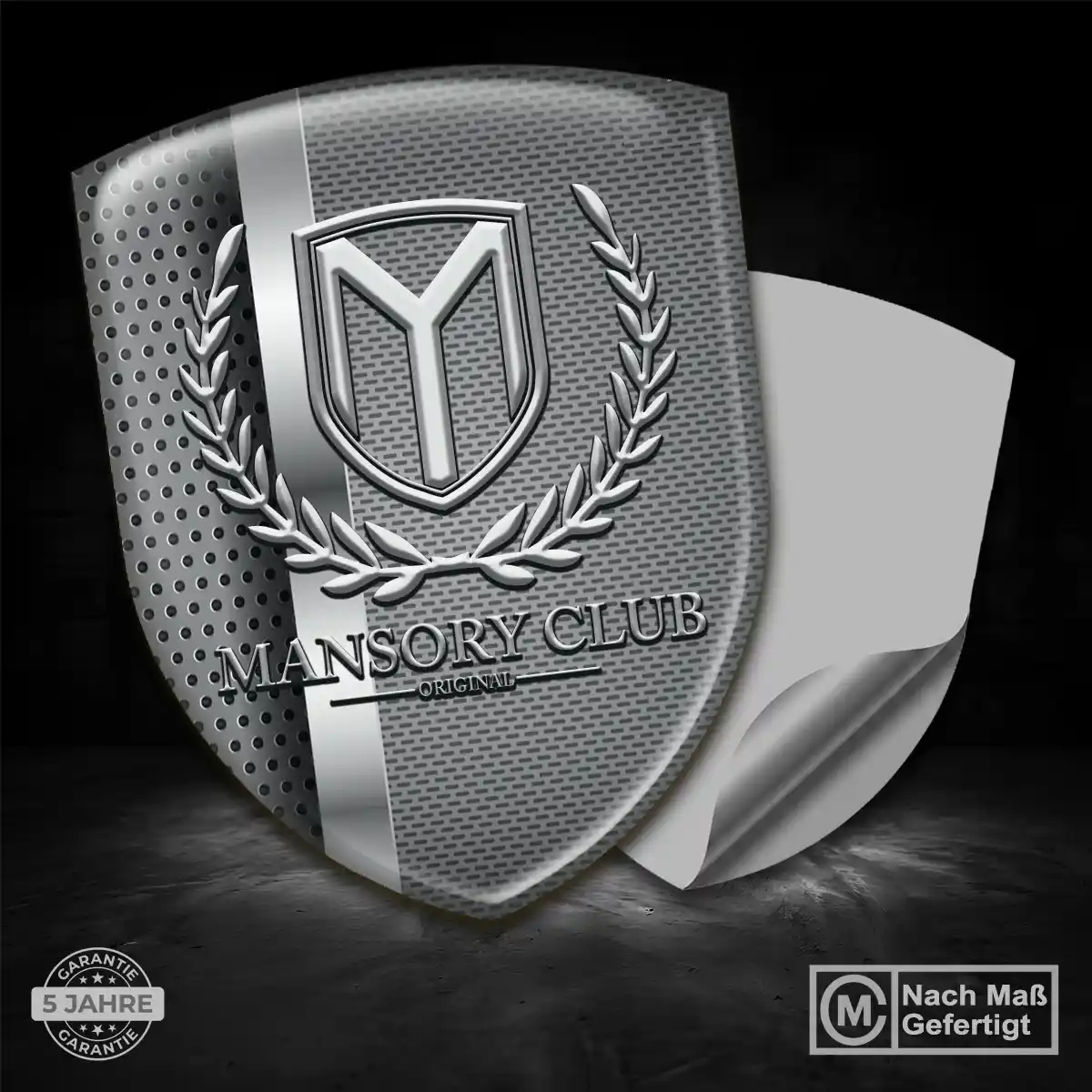 Mansory Silikon Aufkleber Embleme Auto Hochwertiges Harz