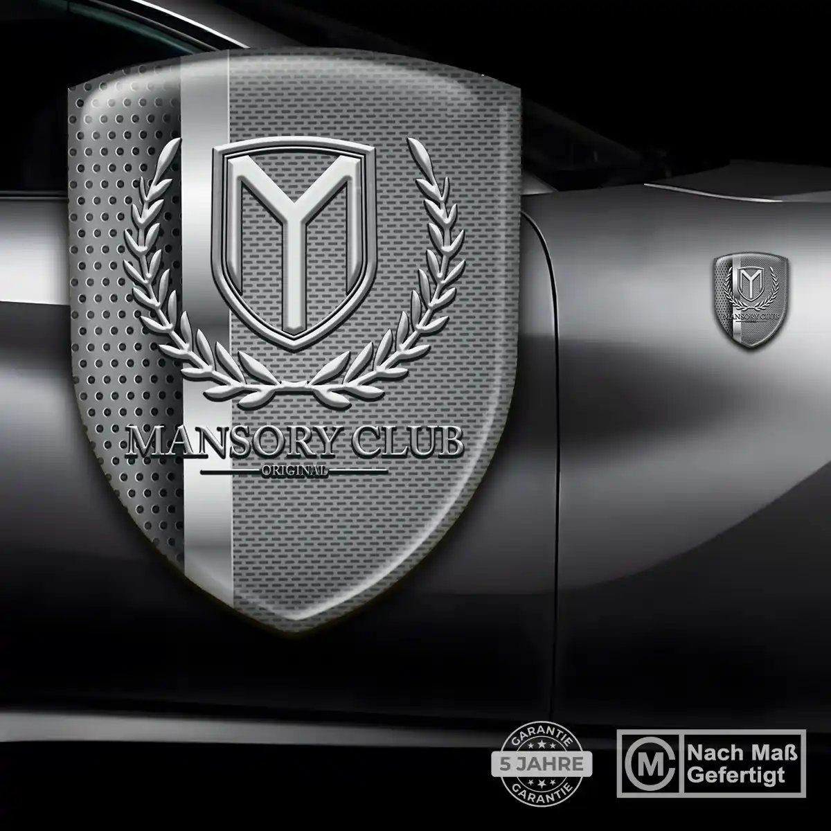 Mansory Silikon Aufkleber Embleme Auto Hochwertiges Harz