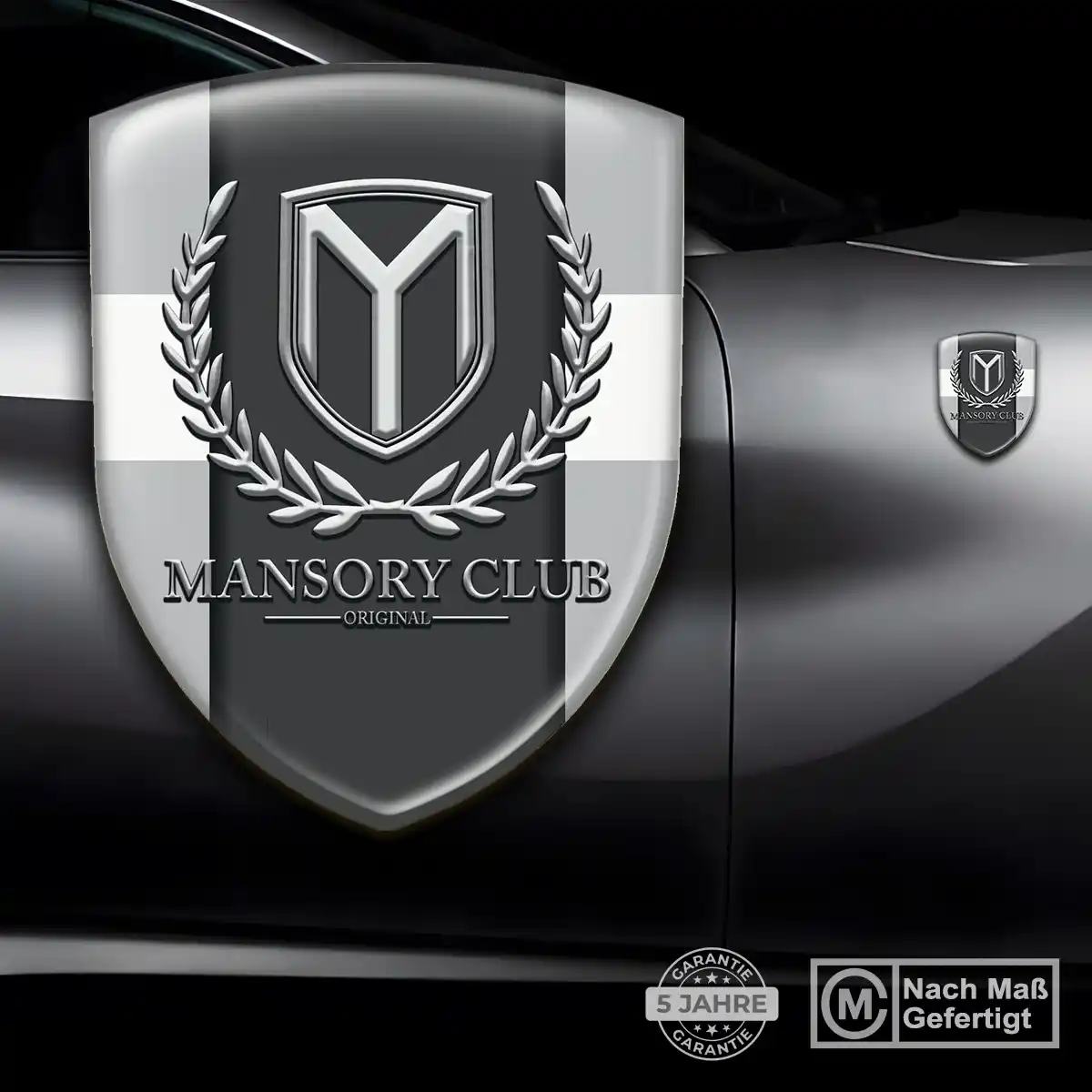 Mansory Silikon Aufkleber Embleme Auto Interieurdesign