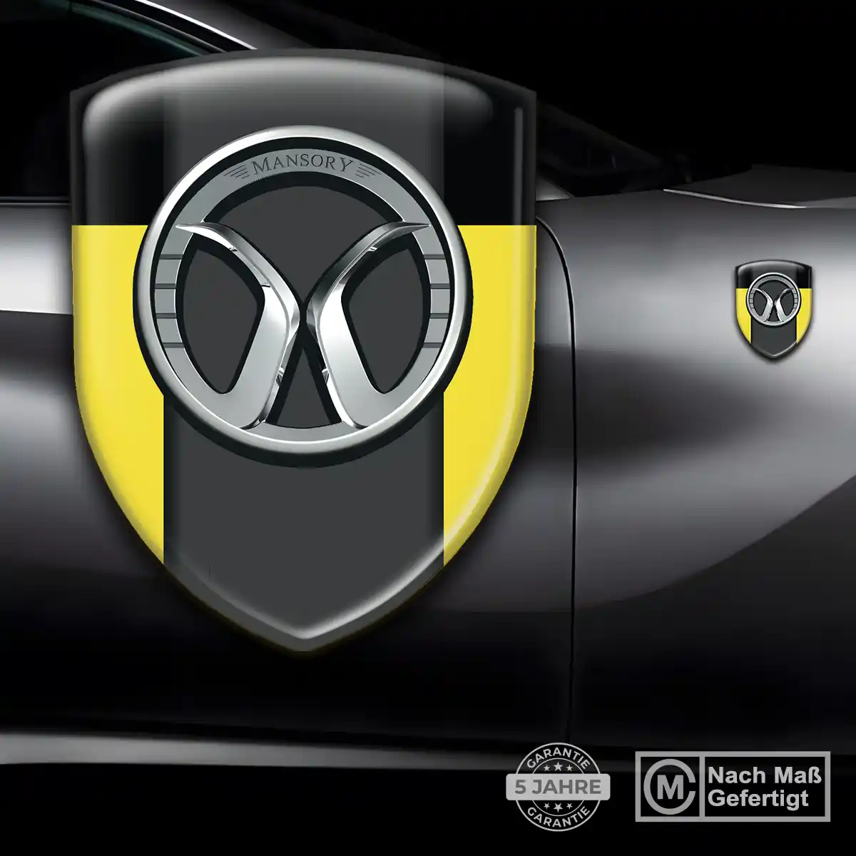 Mansory Silikon Aufkleber Embleme Auto Limitierte Auflage