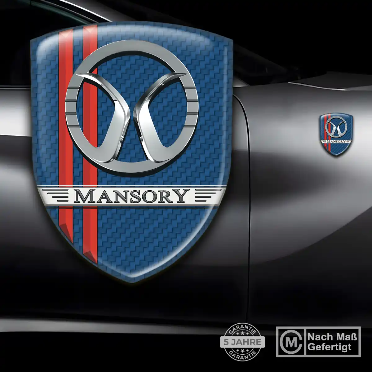 Mansory Silikon Aufkleber Embleme Auto Luxus-Edition
