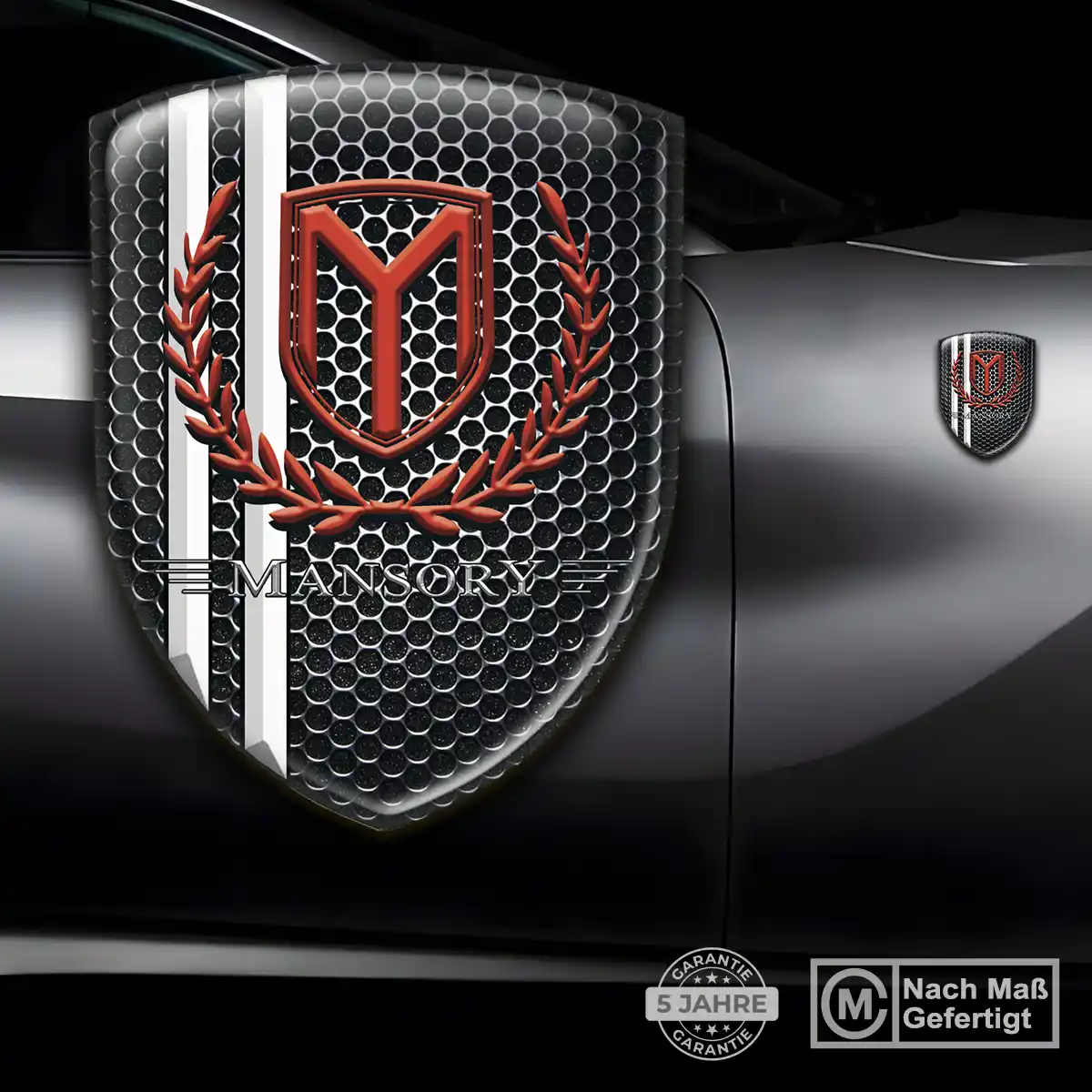 Mansory Silikon Aufkleber Embleme Auto Premiumqualität