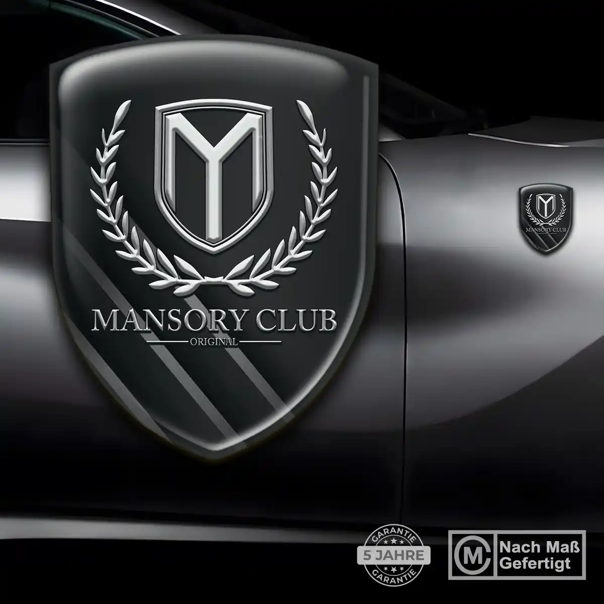 Mansory Silikon Aufkleber Embleme Auto Stilvolles Design