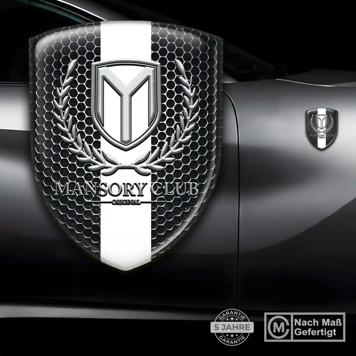 Mansory Silikon Aufkleber Embleme Auto Tuningfahrzeug